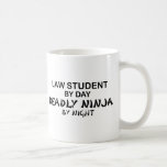 Estudante de Direito Ninja mortal Caneca