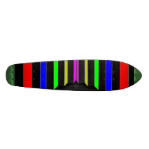Etapa e ETAPAS: Listras coloridas da beleza Skate