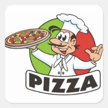 etiqueta 2 do partido da pizza adesivos