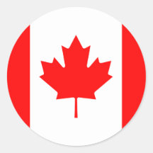 Etiqueta da bandeira de Canadá Adesivos