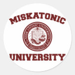 Etiqueta da universidade de Miskatonic Adesivo