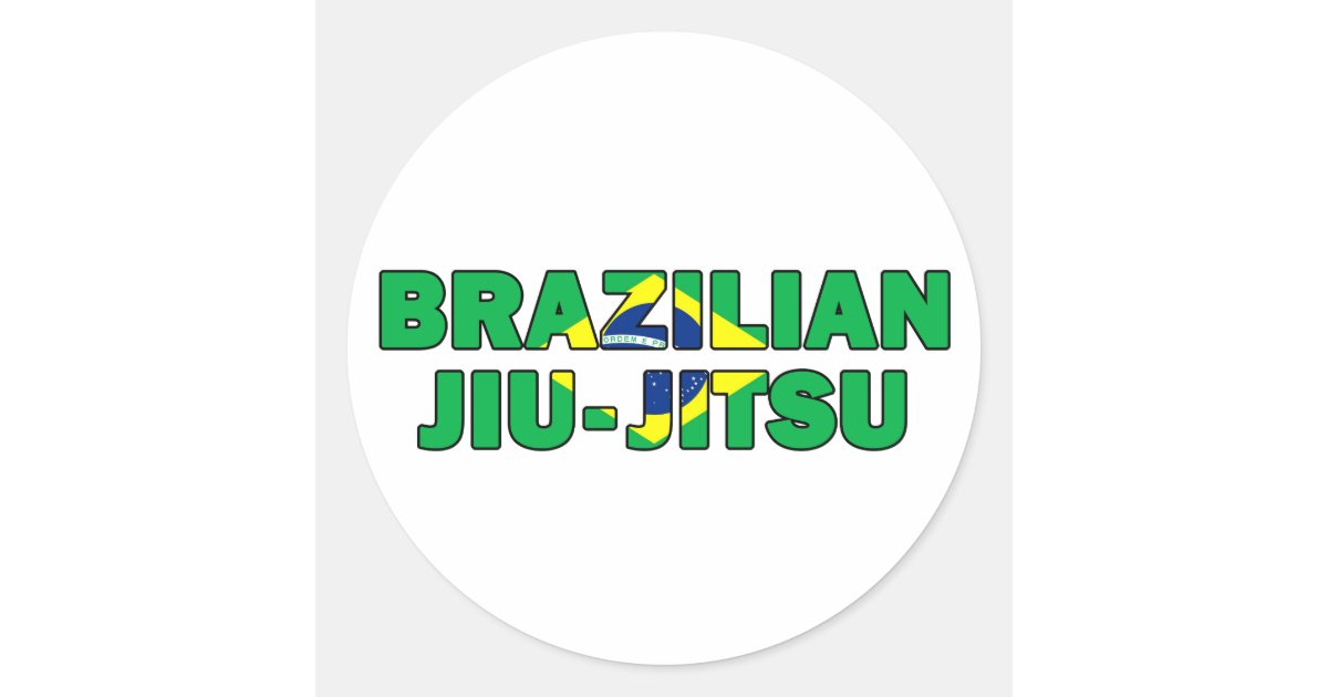 Etiqueta de Jiu Jitsu do brasileiro Adesivo Zazzle Artesanato Russo Em Sp ~ Etiqueta de Jiu Jitsu do brasileiro Adesivo Zazzle