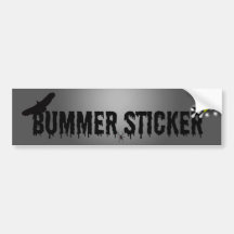 Etiqueta do Bummer Adesivo