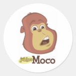 Etiqueta do círculo de Moco Adesivos Redondos