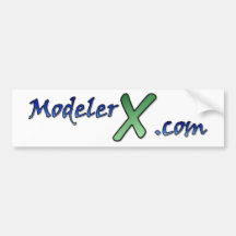 etiqueta do logotipo de ModelerX.com Adesivo