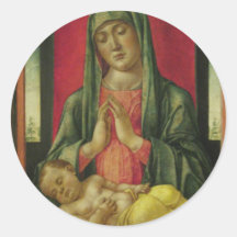 Etiqueta do Natal Adesivos Redondos