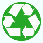 Etiqueta do reciclar adesivos