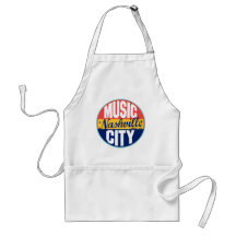 Etiqueta do vintage de Nashville Aventais