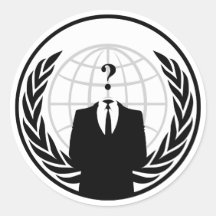 Etiqueta internacional anónima adesivos