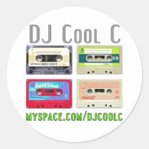 Etiqueta legal do DJ C Mixtape Adesivo