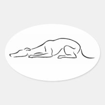 Etiqueta sonolento nova da esfinge adesivos oval
