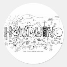 Etiquetas de Howduino Adesivo Redondo