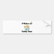 eu acredito no tempo tubby adesivos