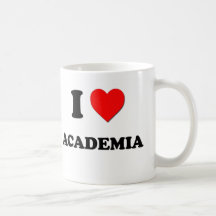 Eu amo a academia caneca