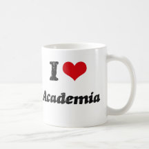 Eu amo a academia canecas