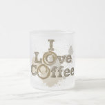 Eu amo a cafeína da arte do café canecas
