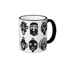EU AMO a caneca de ÁFRICA