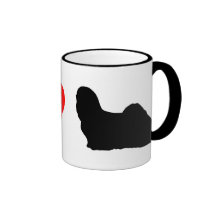 Eu amo a caneca de Lhasa Apsos