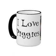 Eu amo a caneca de Piggies