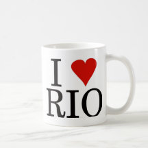 EU AMO a caneca de RIO