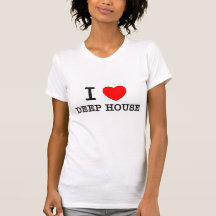Eu amo a casa profunda tshirts