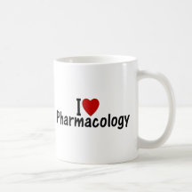 Eu amo a farmacologia canecas