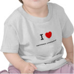 Eu amo a ginástica rítmica camiseta