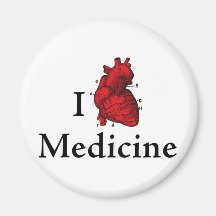 Eu amo a medicina imã
