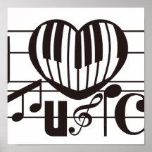 EU AMO A MÚSICA POSTERES