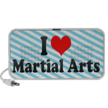 Eu amo artes marciais caixinhas de som de viagem
