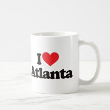 Eu amo Atlanta Caneca