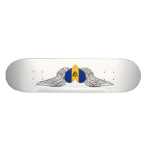 Eu amo Barbados - asas Skates Personalizados