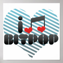 Eu amo Bitpop Posters