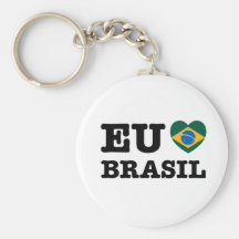 Eu Amo Brasil Chaveiro