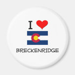 Eu amo BRECKENRIDGE Colorado Imãs De Geladeira