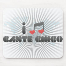 Eu amo Cante Chico Mousepad