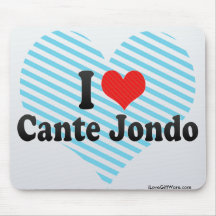 Eu amo Cante Jondo Mousepads