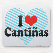 Eu amo Cantiñas Mousepad