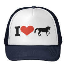 Eu amo cavalos boné