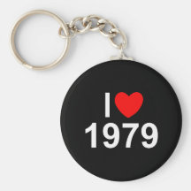 Eu amo (coração) 1979 chaveiros