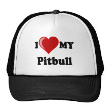 Eu amo (coração) meu cão de Pitbull Bone