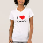 Eu amo (coração) o anos 80 t-shirt