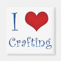Eu amo Crafting o ímã Imas De Geladeira