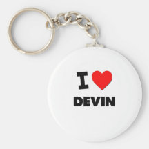 Eu amo Devin Chaveiros