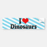Eu amo dinossauros adesivos