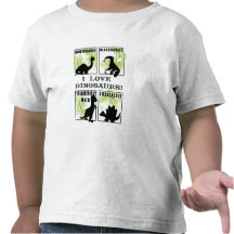 EU AMO DINOSSAUROS! T-SHIRTS