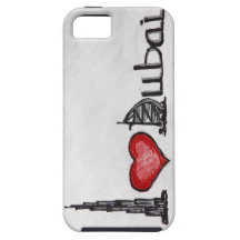 Eu amo Dubai Capas De iPhone 5 Case-Mate