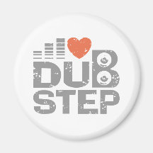 Eu amo Dubstep Imãs De Geladeira