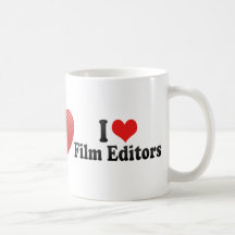 Eu amo editores do filme caneca