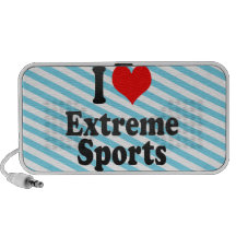 Eu amo esportes extremos caixinha de som portátil